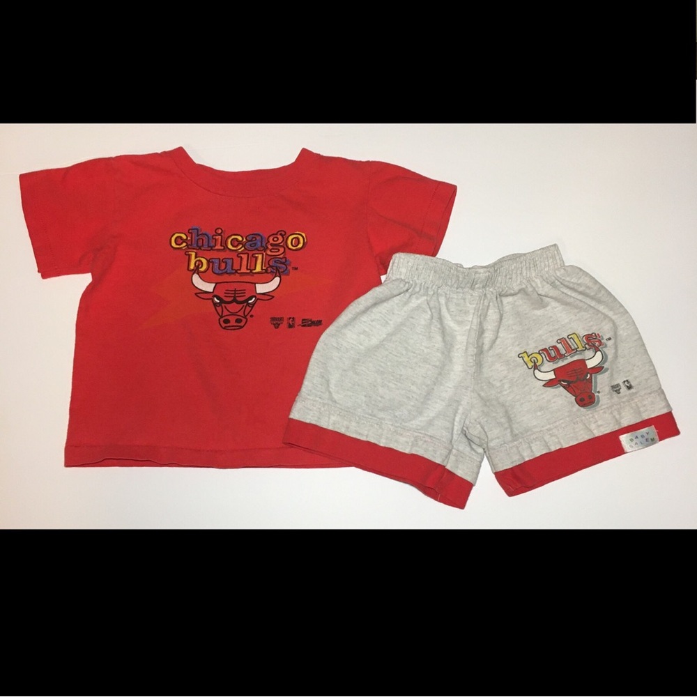 Vintage 90s Baby Salem Chicago Bulls Outfit - Size 4T